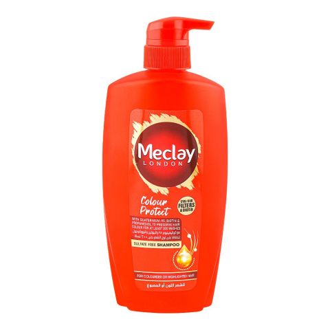 Meclay London Colour Protect UVA/UVB Filters & Biotin Shampoo, Sulfate Free, For Colour Protection, 660ml