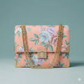 printed pink bag luxcury look