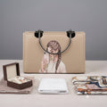 beige colour most uniqe design with handle
